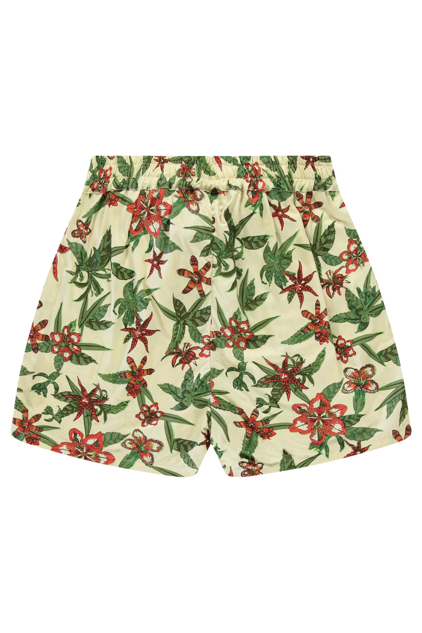 KIKI FLOWER SHORT ECRU 2
