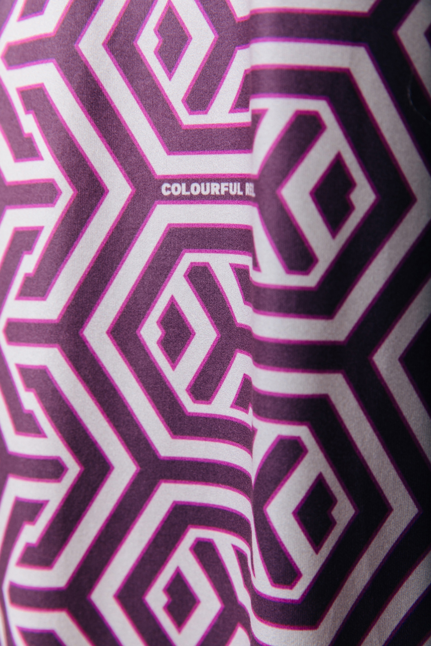 CR GEO PEACHED EXTRA FLARE PANTS WARM BORDEAUX 3