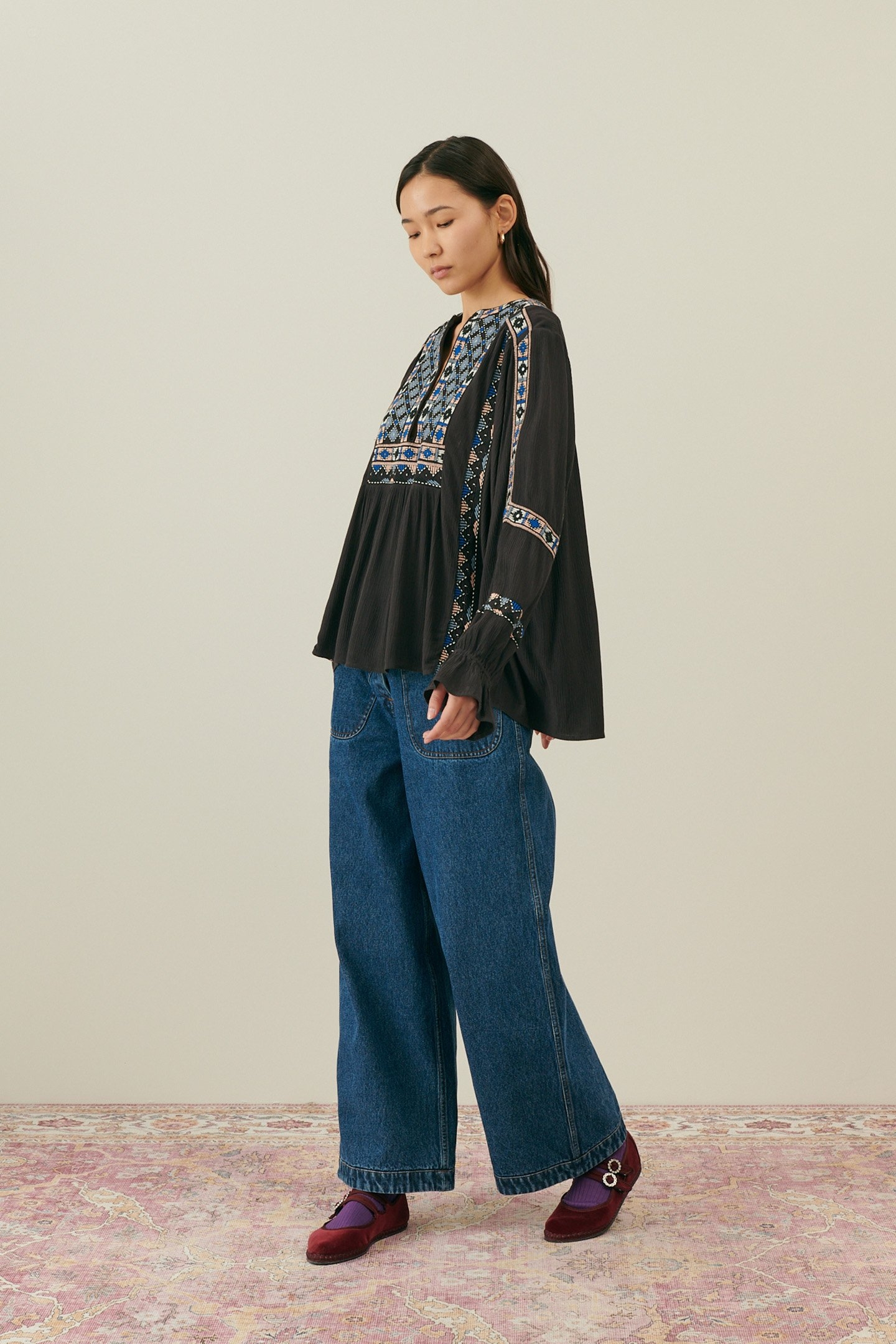 BLOUSE MARIELLA CHARCOAL 4