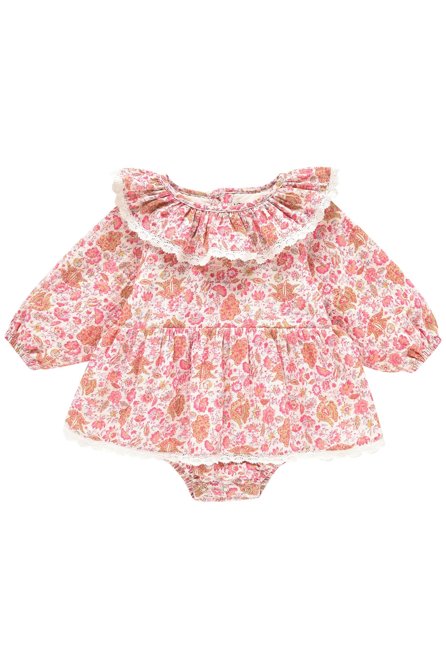 ROMPERS INDIA CREAM FLOWER FIELDS 2