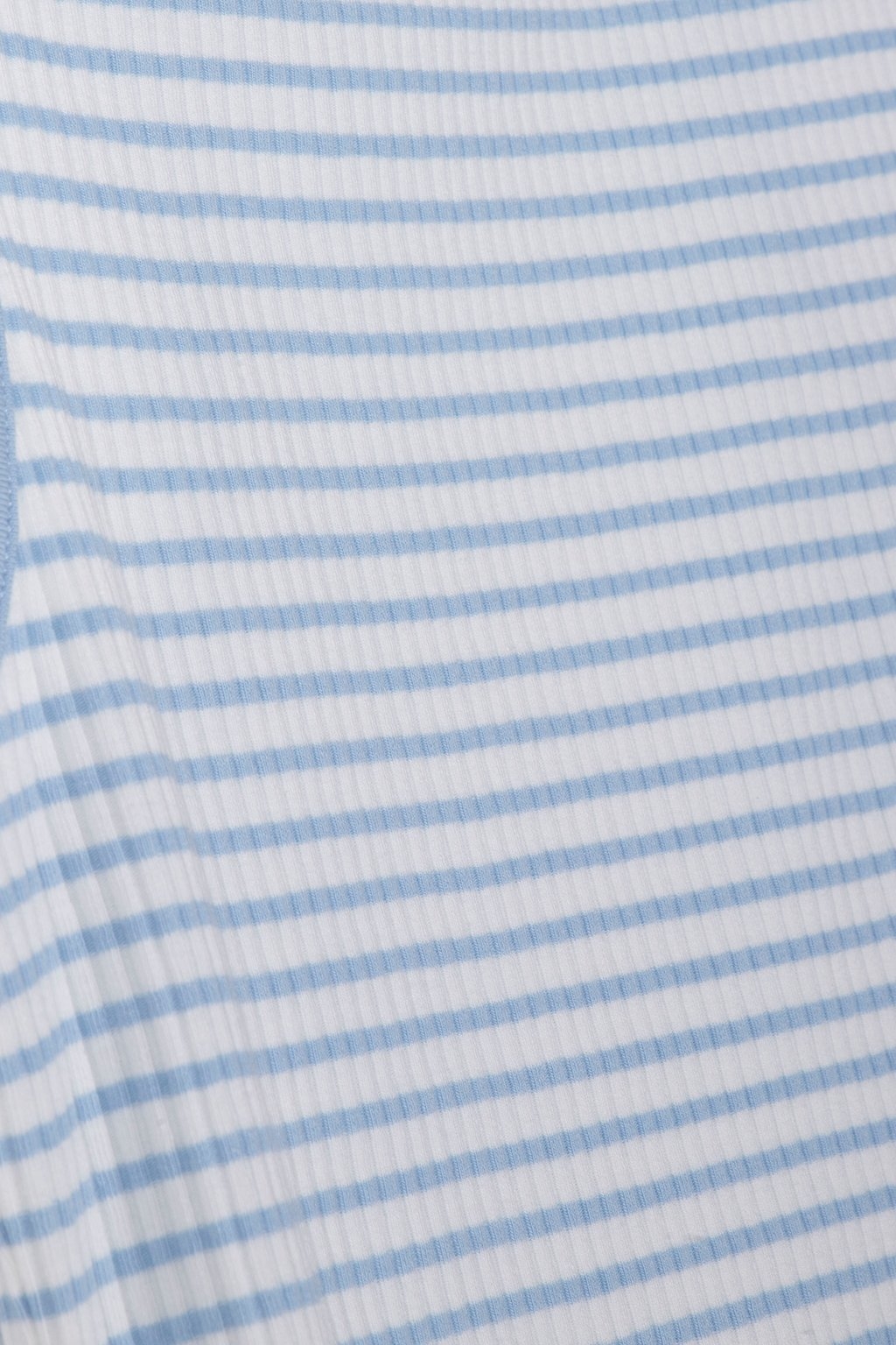 ORGANIC RIB TOP STRIPED COTTON BLUE 4