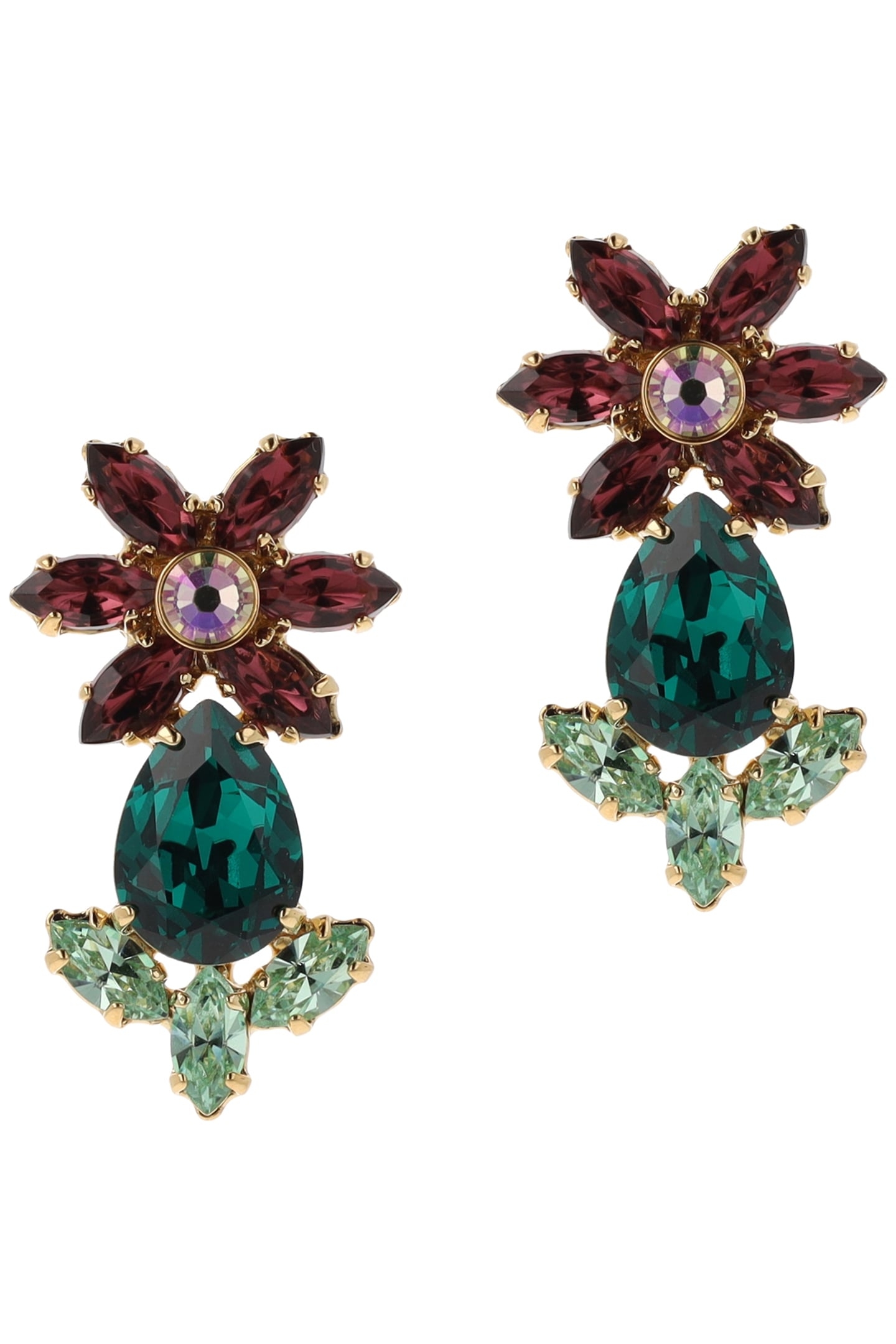 TROPICAL FLOWER EARRINGS SMALL 1