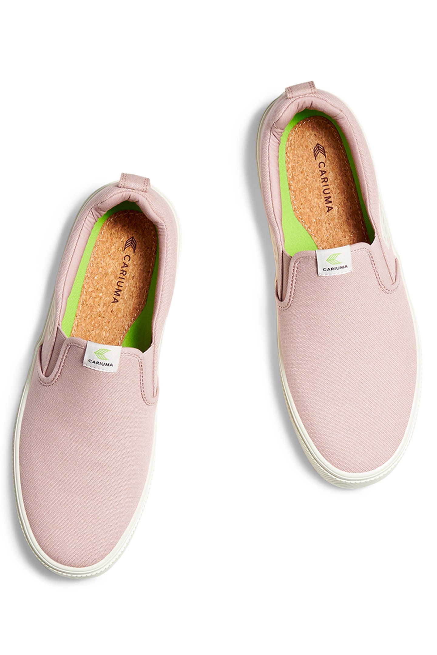 SLIP-ON ROSE CANVAS IVORY LOGO SNEAKER 3