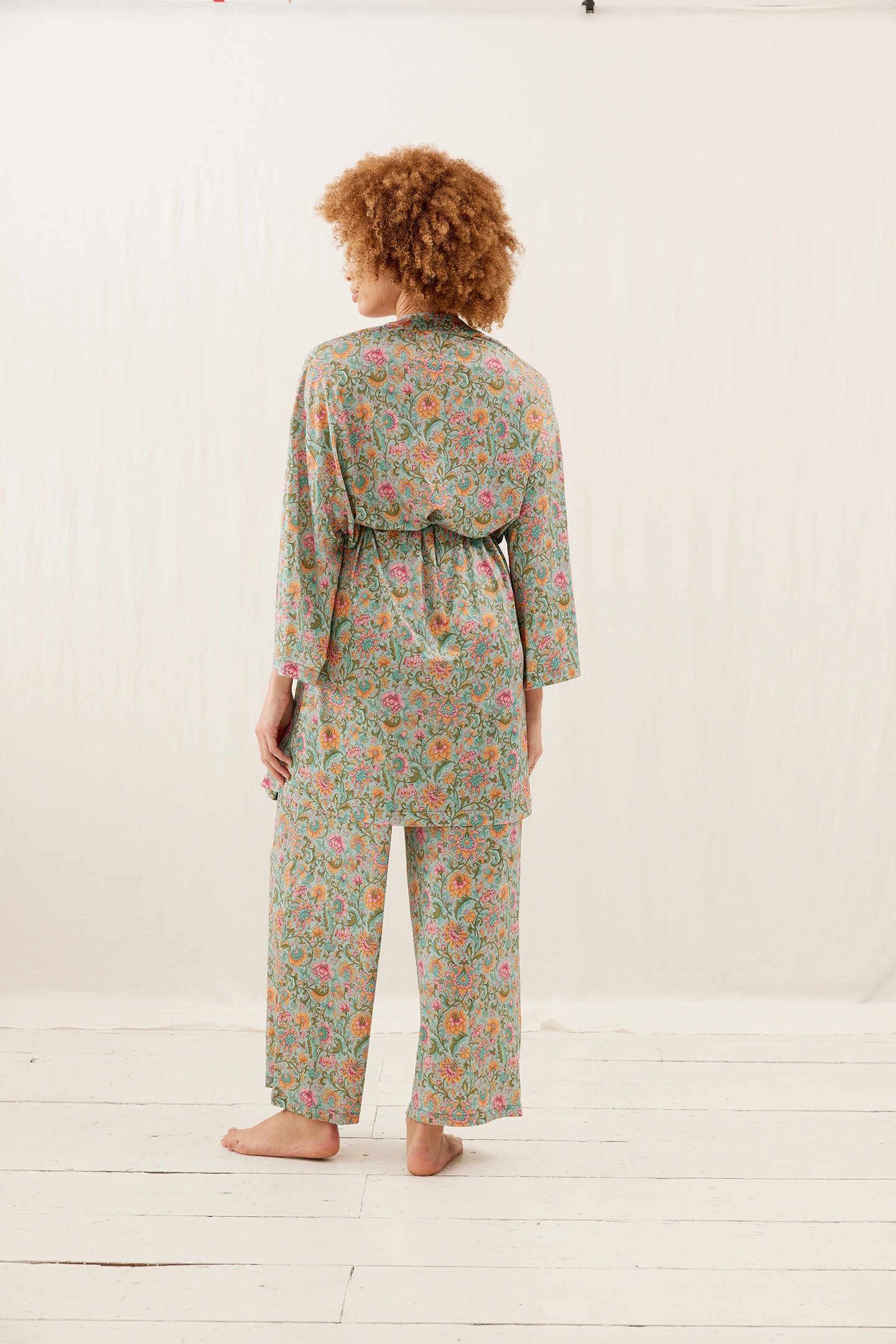 PAJAMAS PANTS MELYCIA WATER RIVER FLOWERS 2