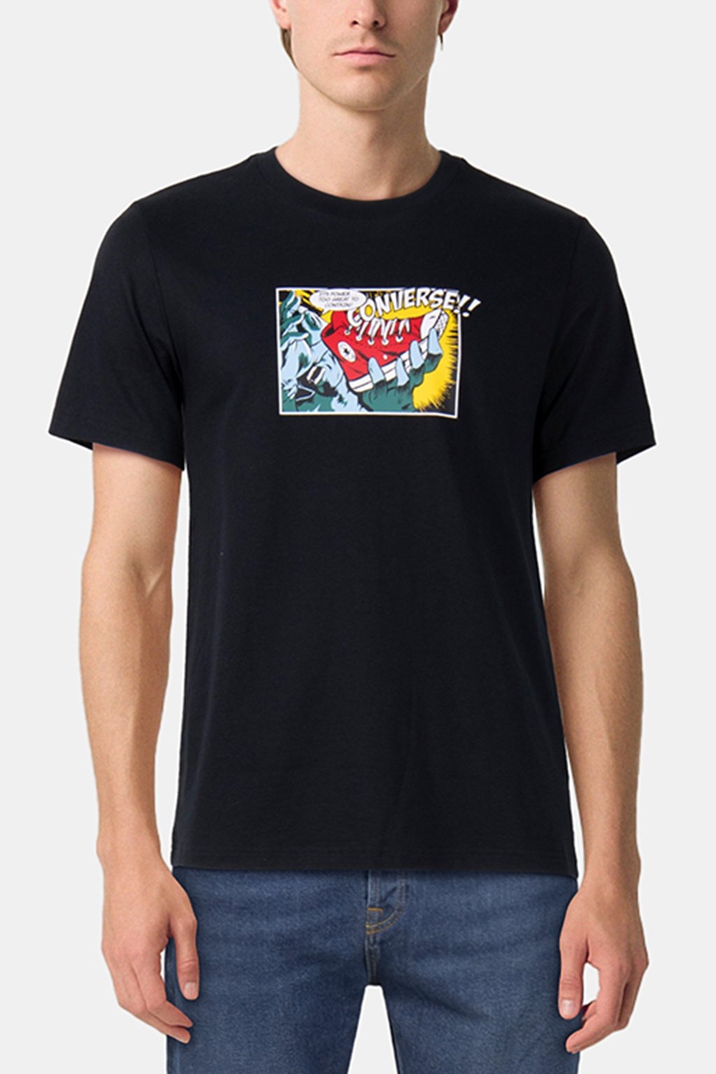 COMIC T-SHIRT CONVERSE BLACK 1