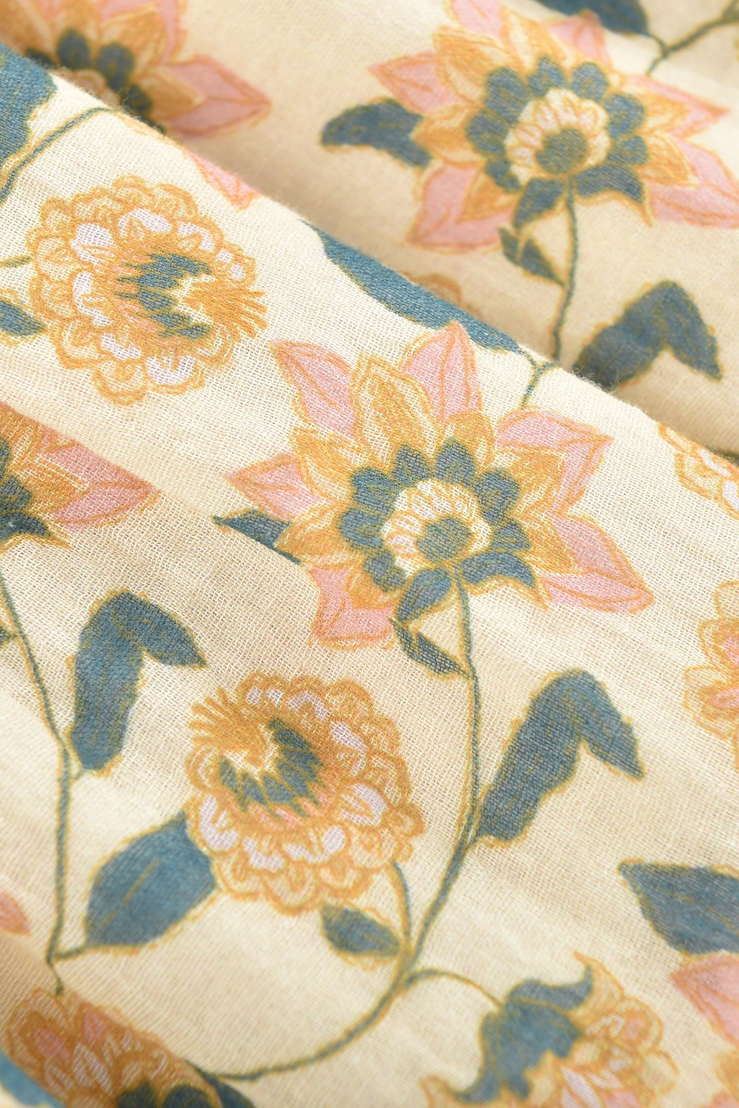 DRESS TAPALPA CREAM FLOWERS 6