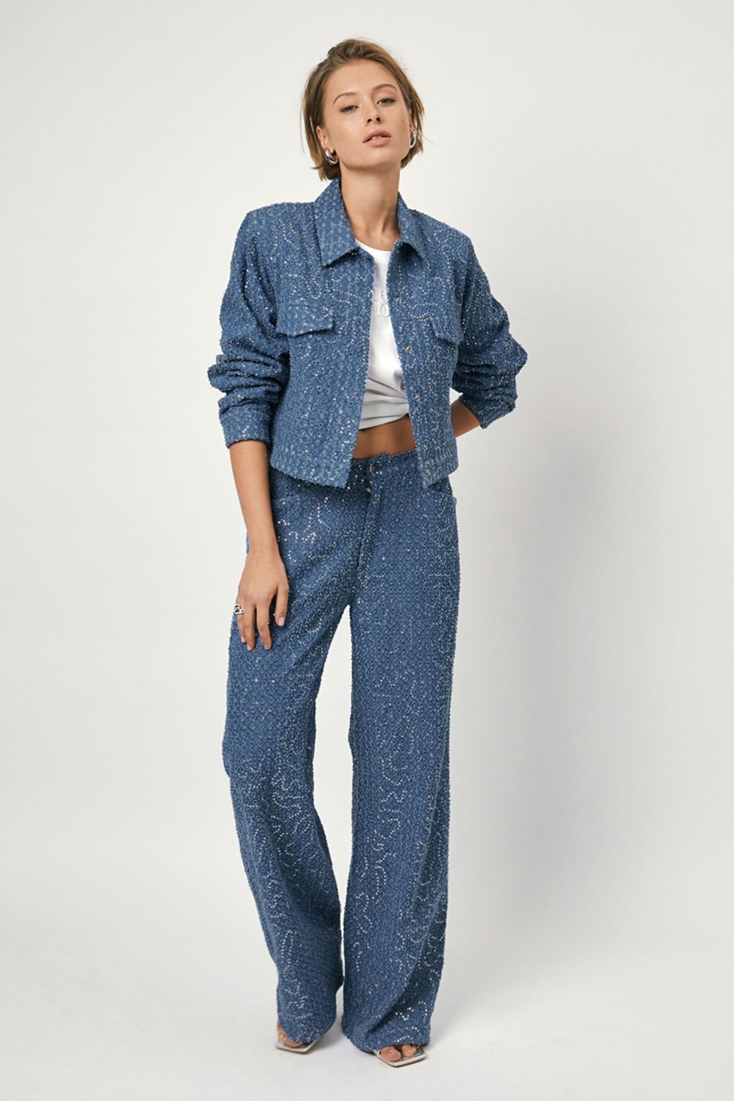 LICORICE DENIM JACKET SKY BLUE 1