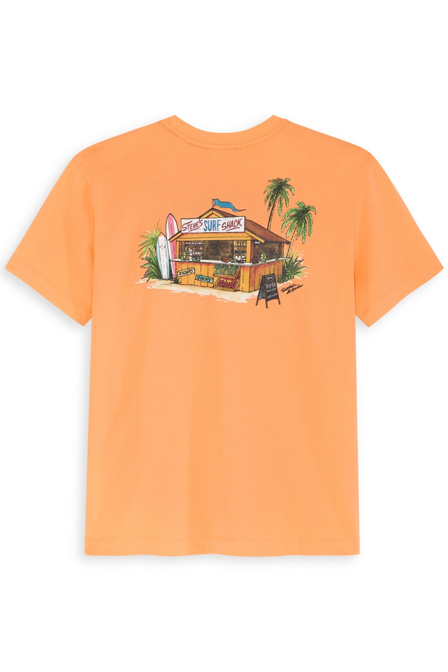 BOYS S&S GRAPHIC TEE NECTARINE 2