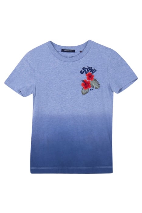 CUSTOM FIT COTTON T-SHIRT CHAMBRAY MIX 1