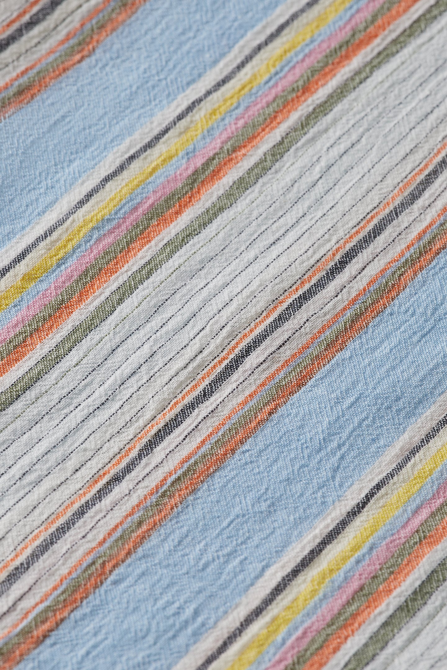 REGULAR FIT CRINKLE STRIPE SHIRT MULTI STRIPE 3