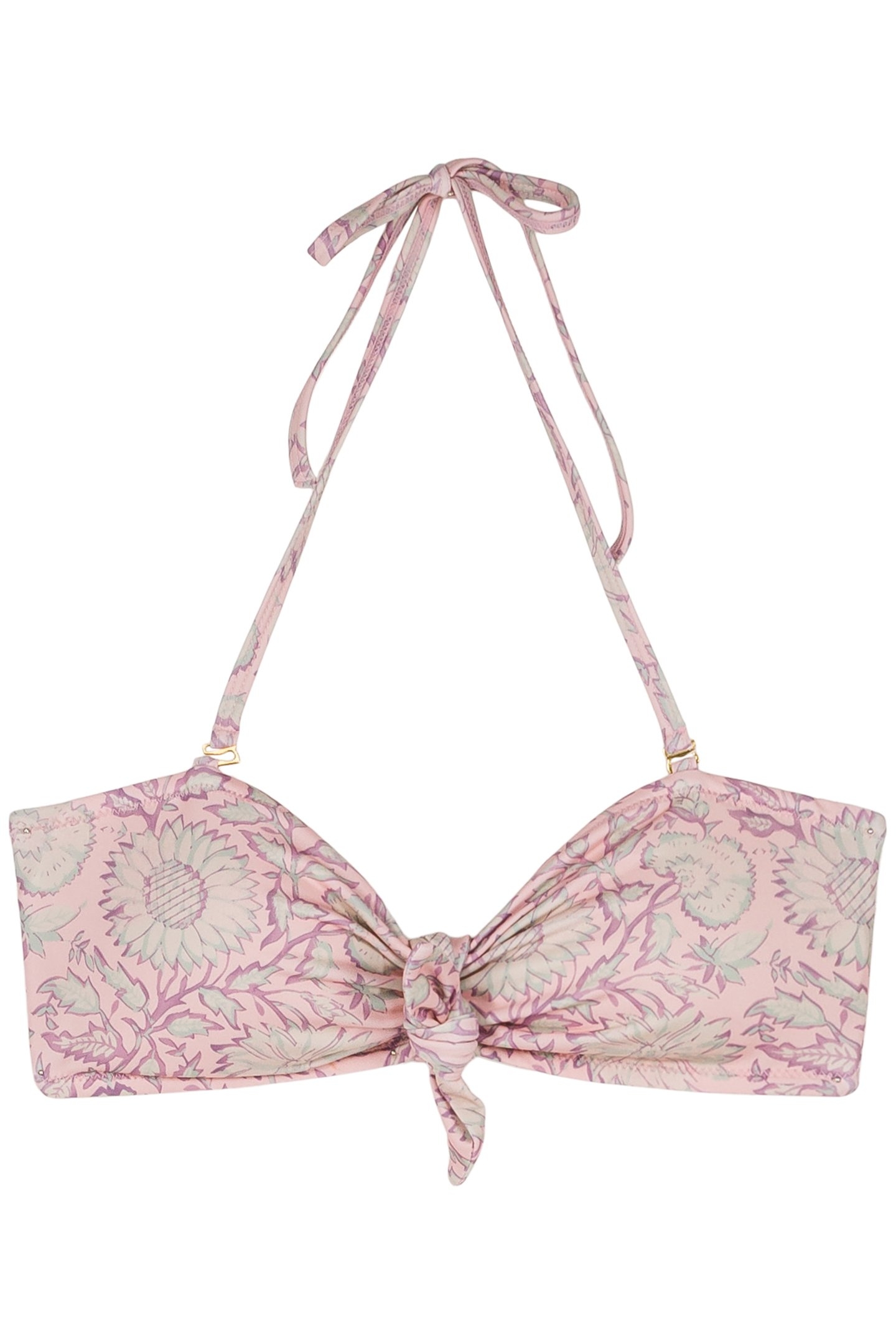 BIKINI TOP WALNUT PINK DAISY GARDEN 2