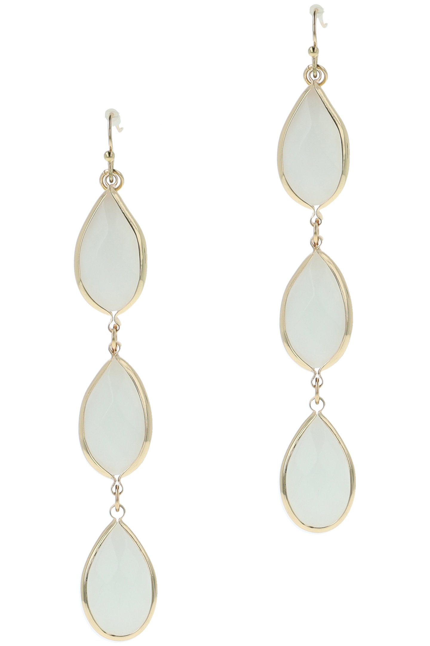 TRIPLE DROP EARHANGERS PINK 1