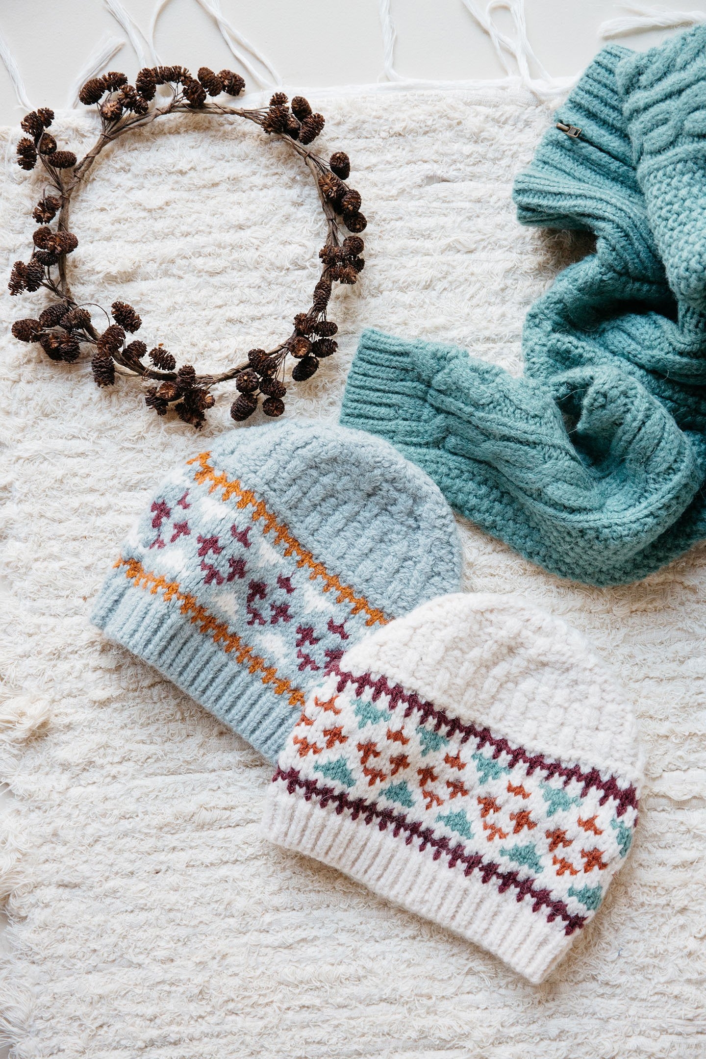 BEANIE MICHEL CREAM 3