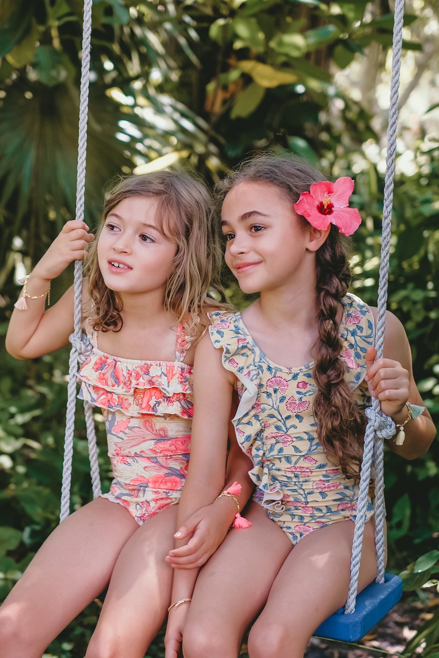 BATHING SUIT MOSILLOS SUNSET FLOWERS 3