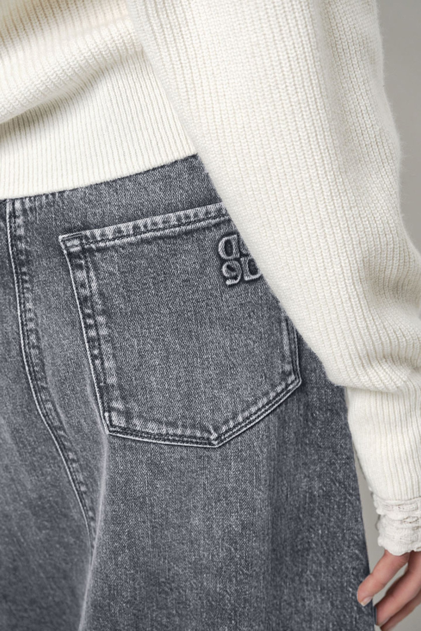 FERAL DENIM MAXI SKIRT HAZELNUT HAZE 4