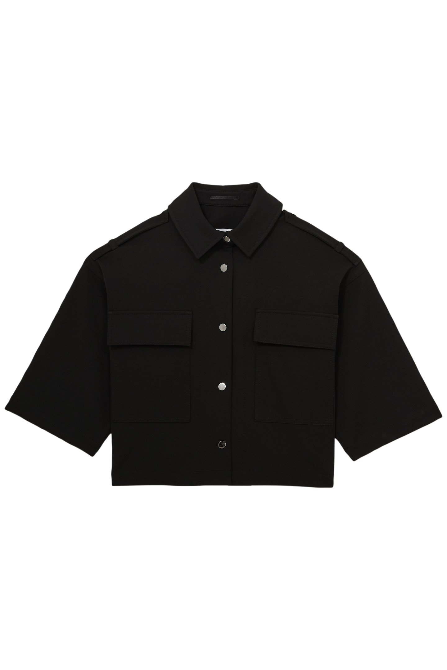 MYRTLE CROPPED SHAKET BLACK 3