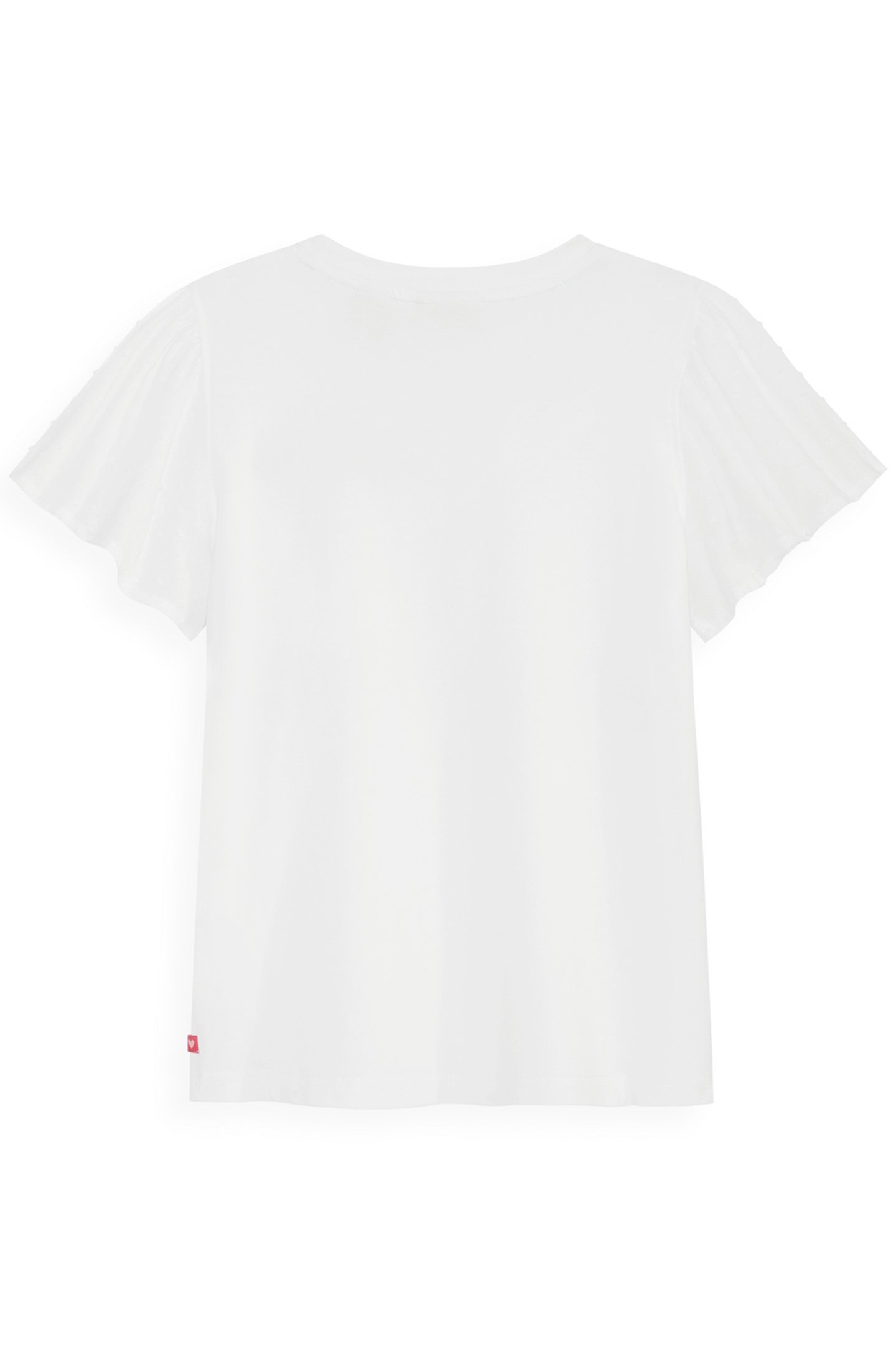 S&S GIRLS DENIM GROUP STRETCH JERSEY/SWISS DOT FASHION TOP W 2