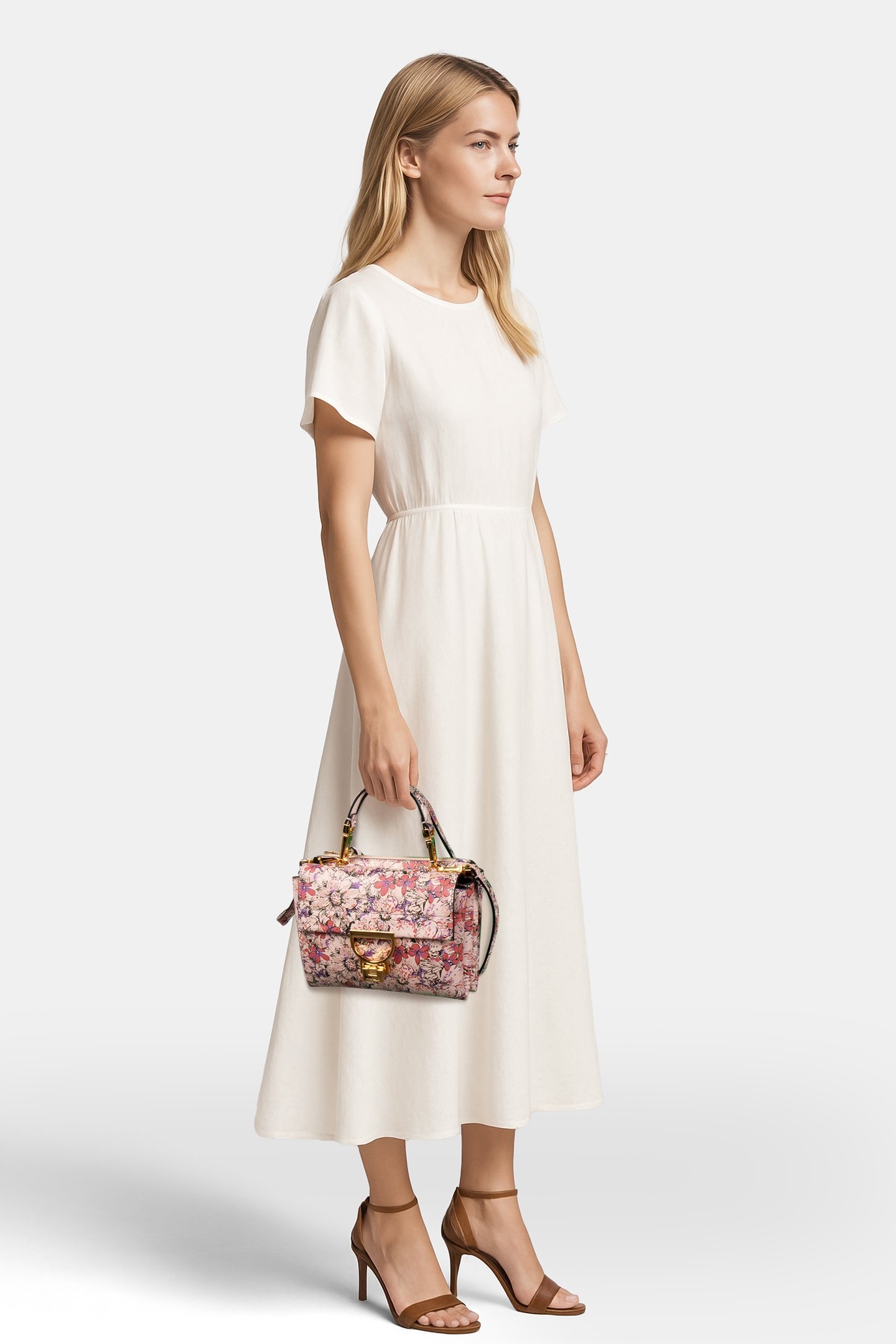 HANDBAG IN FLORAL PRINT 1