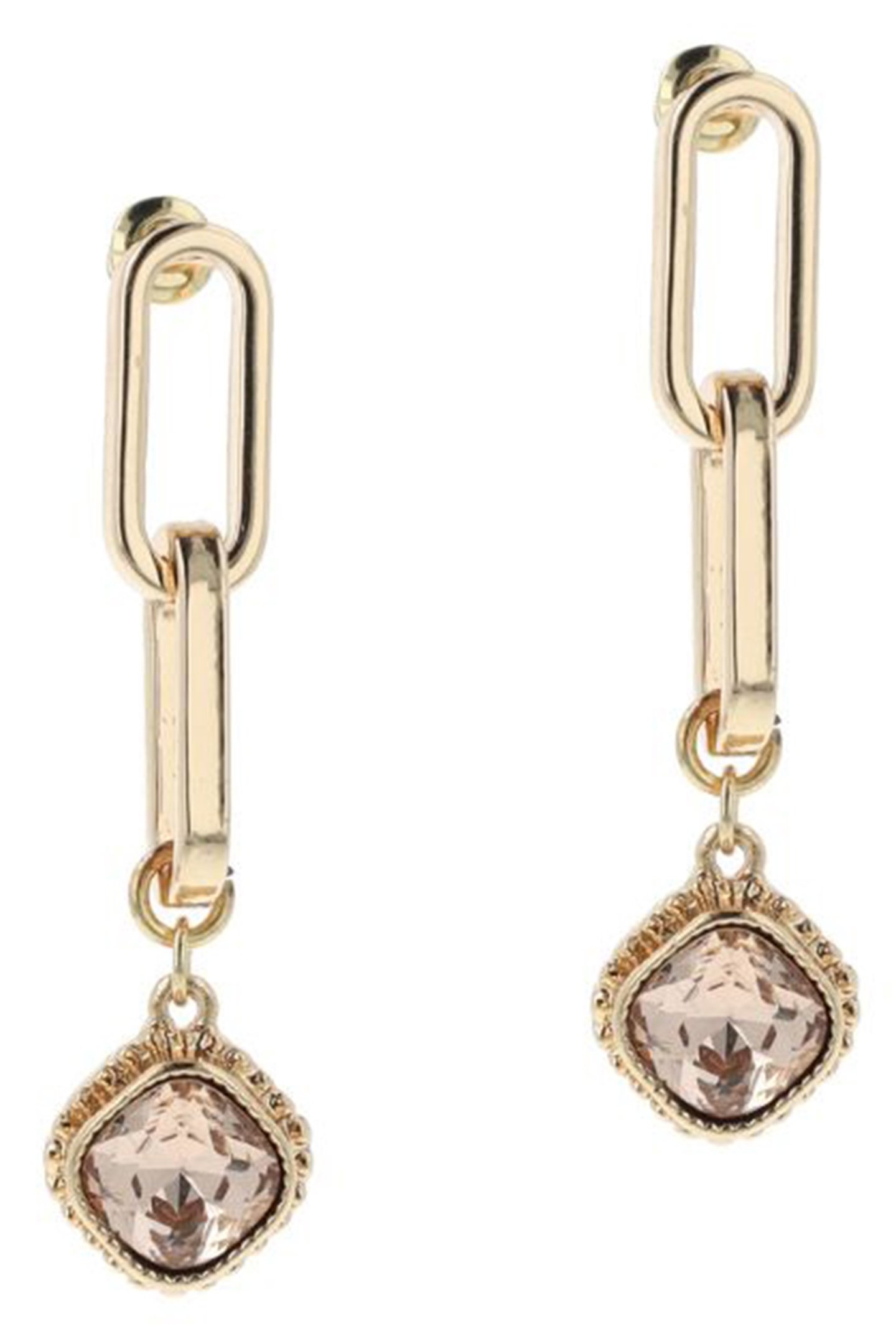 SHACKLE EARRINGS LIGHT AMETHYST 1