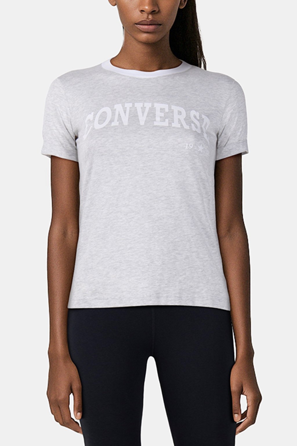 RETRO RINGER T-SHIRT LT RETRO GREY HEATHER 1