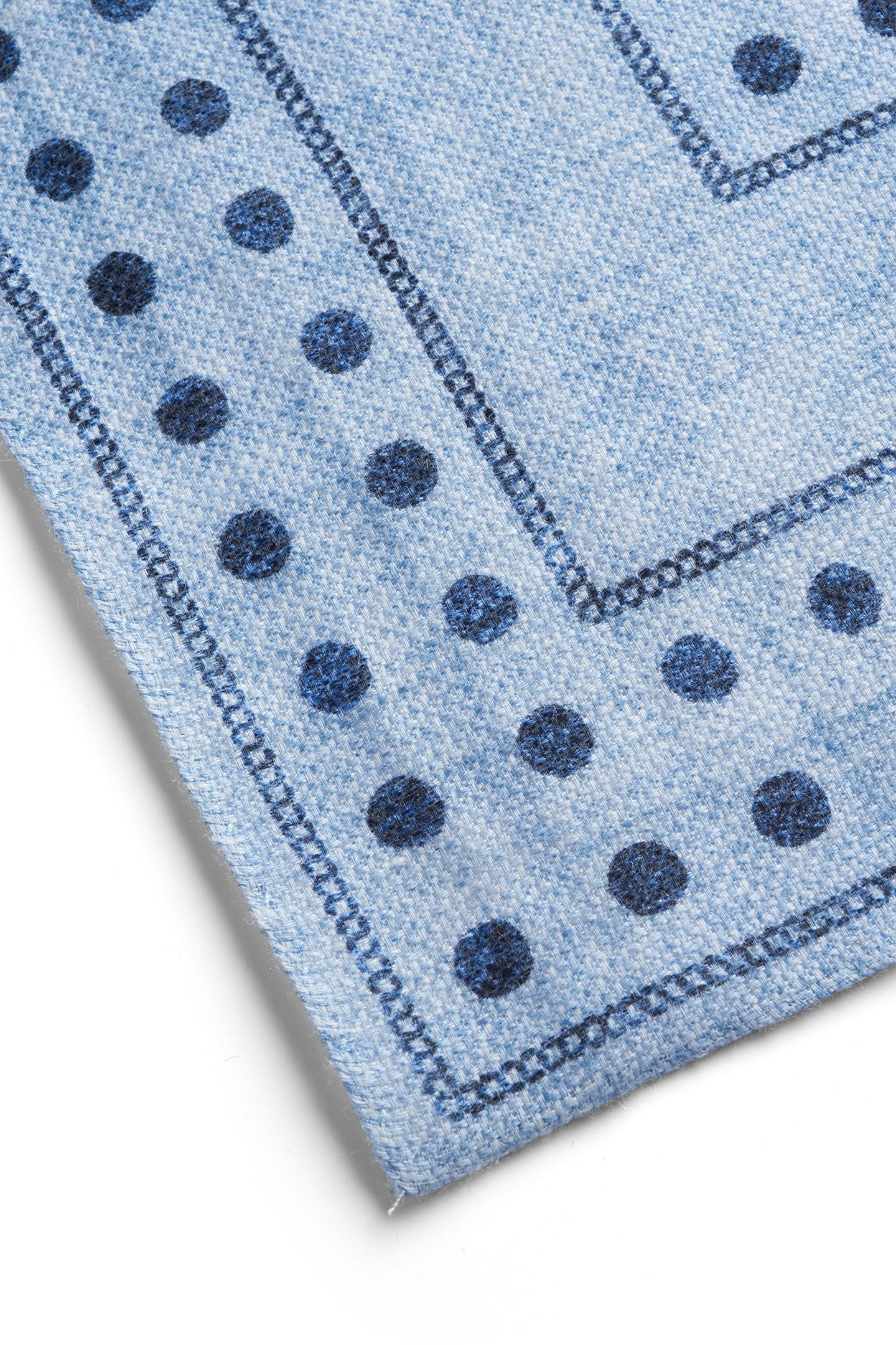 LIGHT BLUE DOTS POCKET SQUARE LIGHT BLUE 3