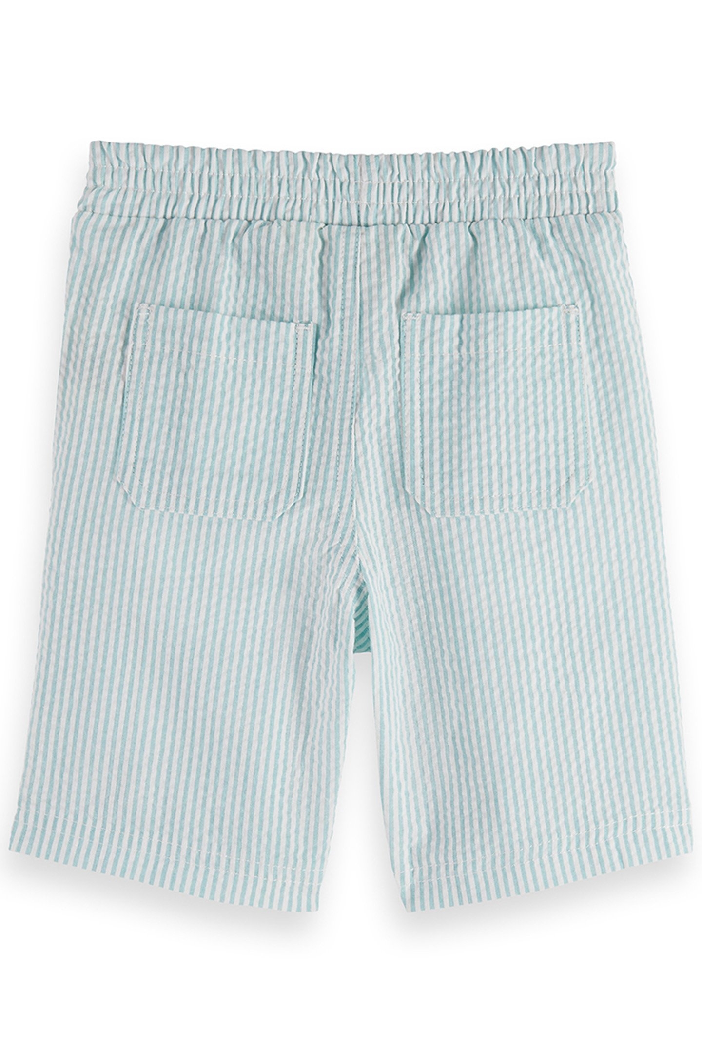 2PC BOYS SS YARN DYE SEERSUCKER SHIRT & SHORT SET BLEACHED A 4