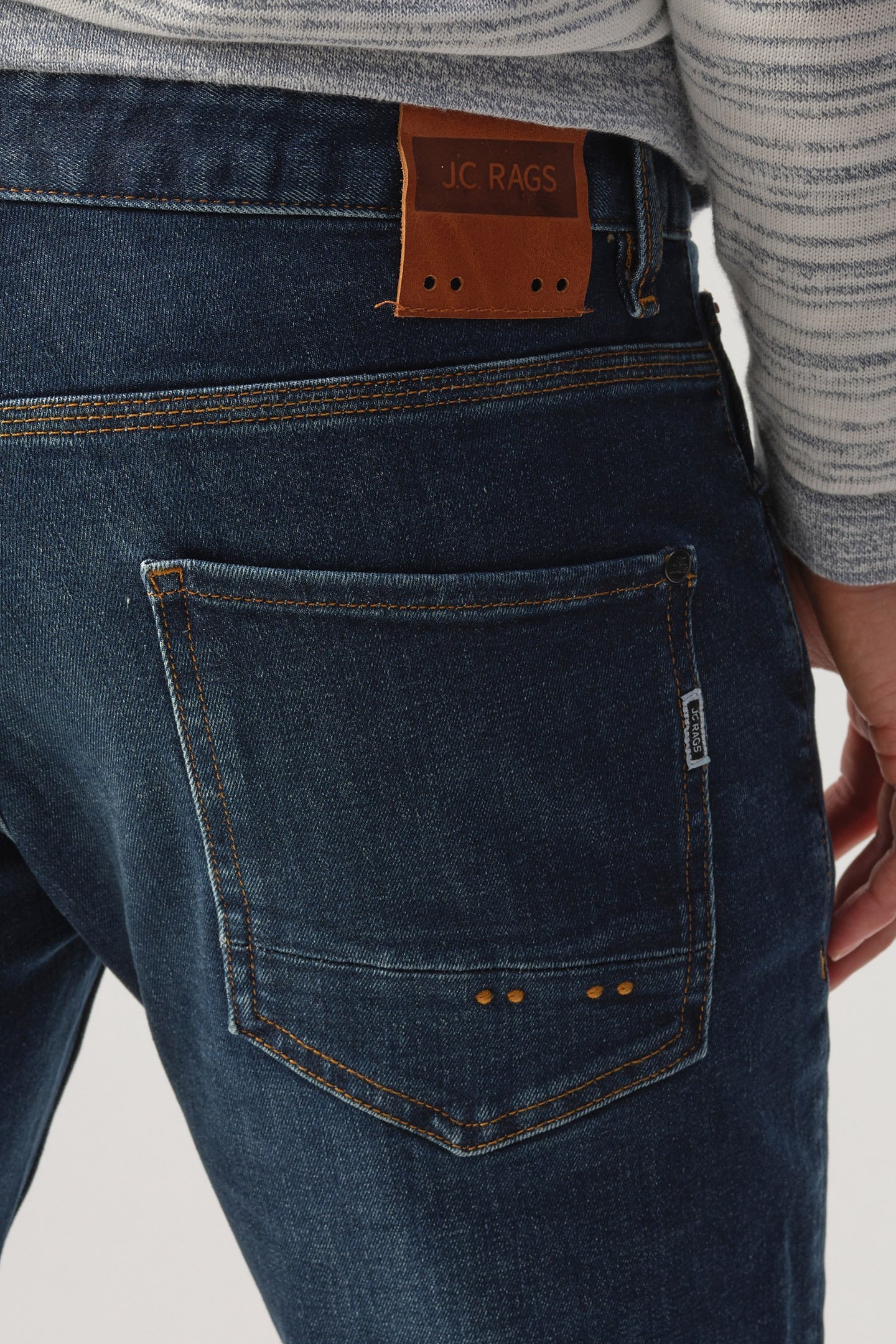 JOAH HEAVY WASHED JEANS NAVY 5