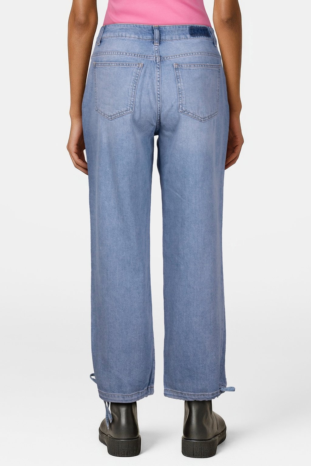 SLOUCHY LIGHT BLUE DENIM ORGANIC RECYCLED DENIM BLUE 2