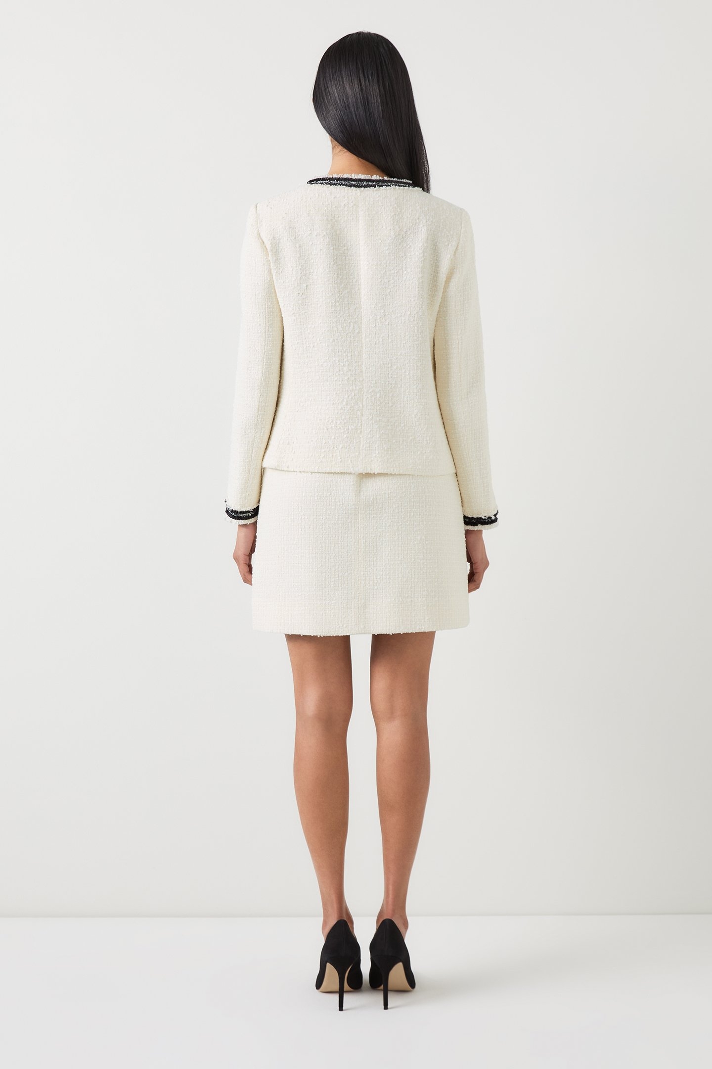 JK CHARLIE TWEED JACKET CREAM 2