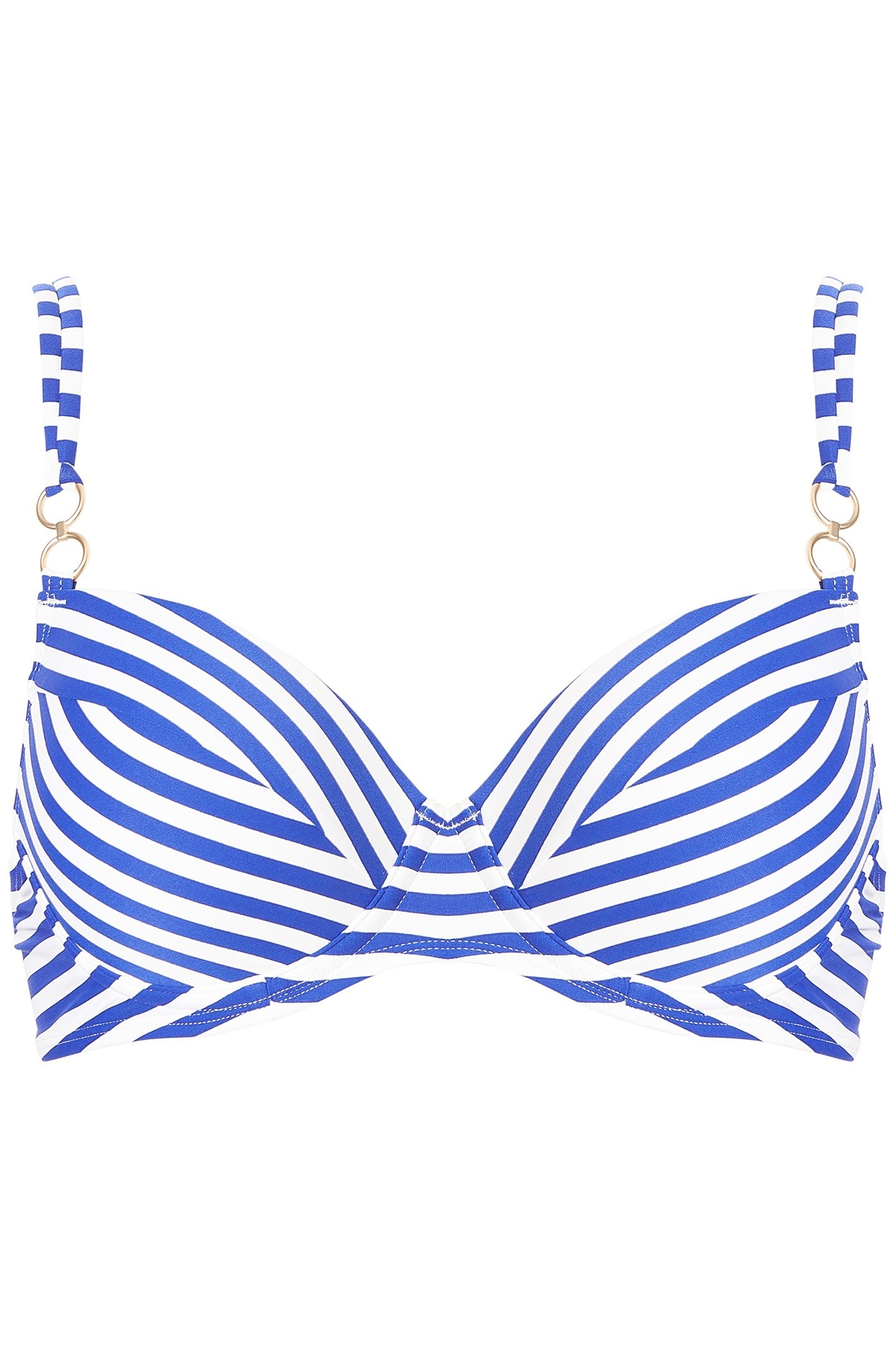 SW BRA TSHIRT BRI SAINT MALO BLUE / BEIGE 1