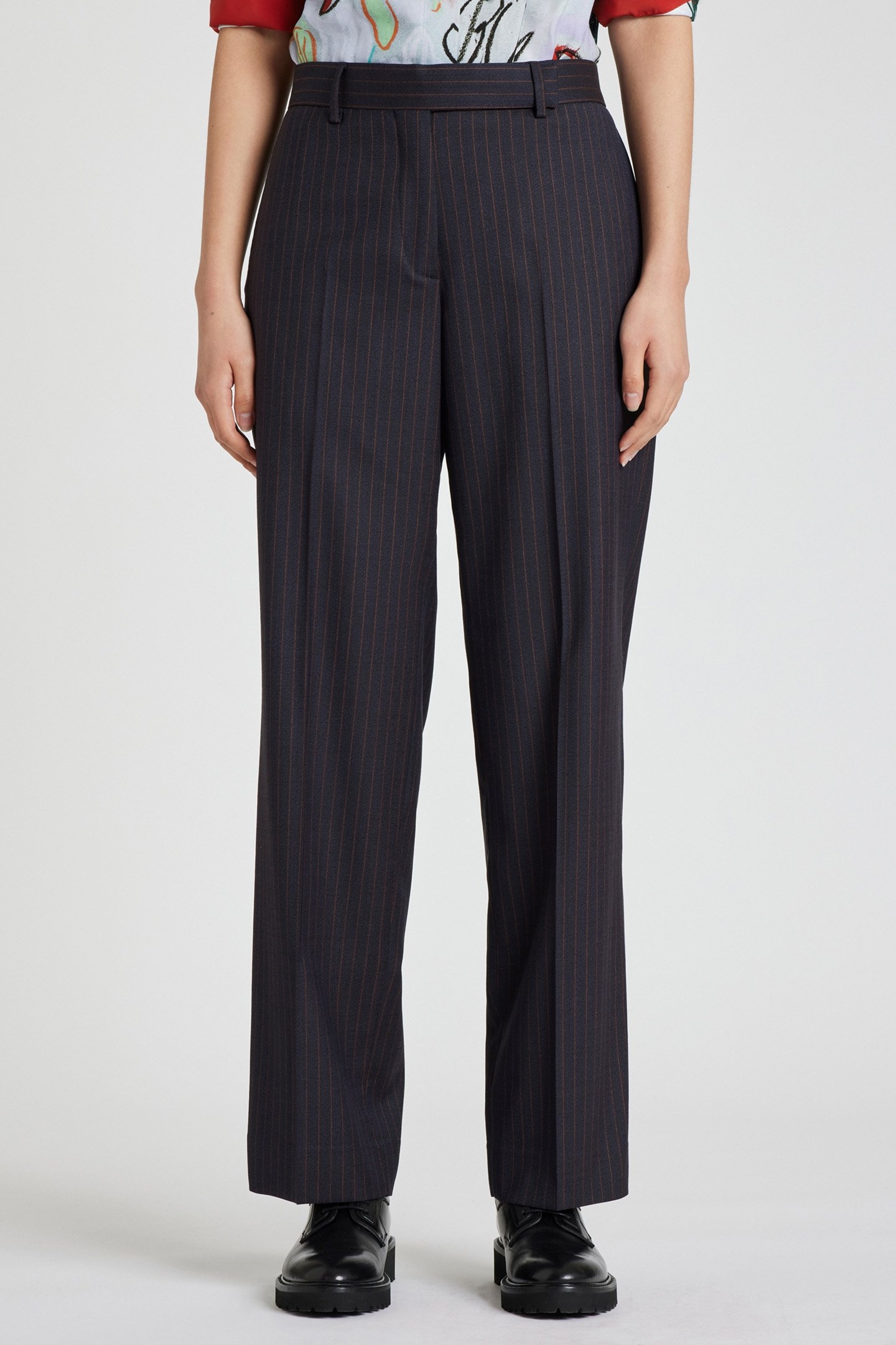 WOMENS TROUSERS VERY DARK NAVY 1