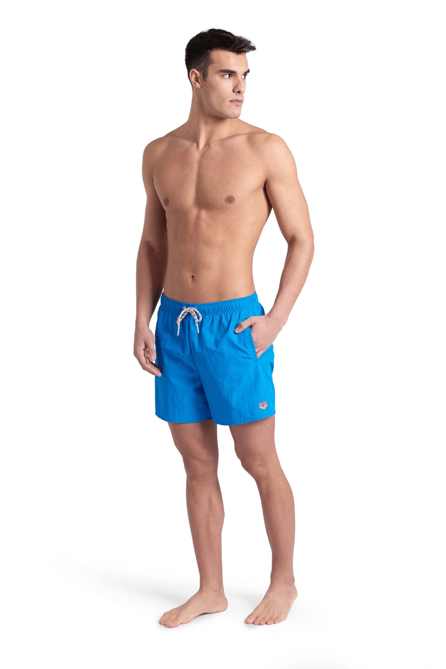 MEN'S ARENA PRO_FILE BEACH L-SHORT BLUE LAKE-CALYPSO CORAL 3