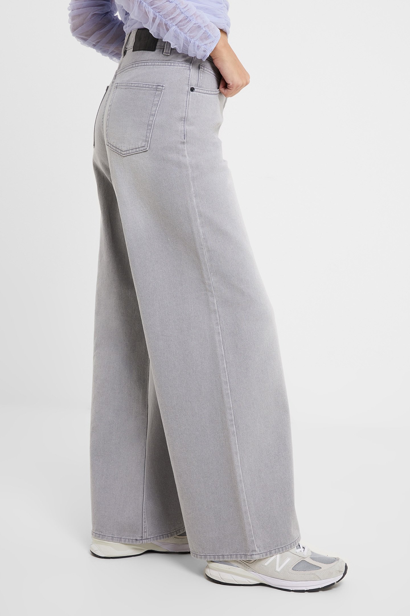 DENVER DENIM RELAXED WIDE LEG ARCTIC GREY 4