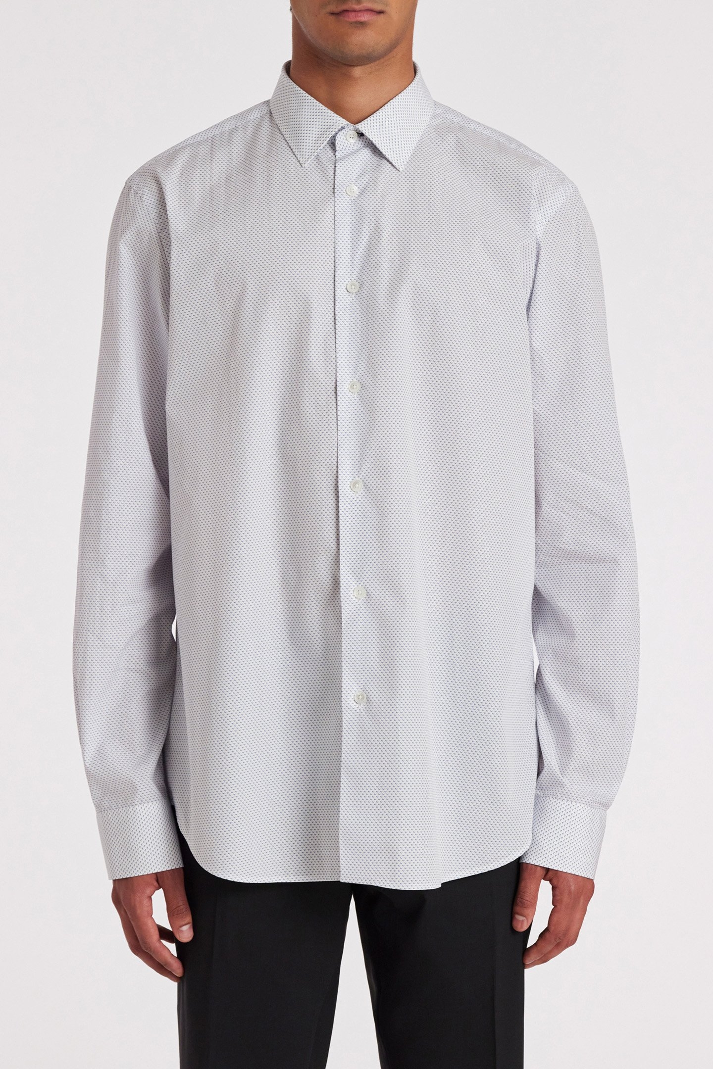 S/C TAILORED FIT SHIRT WHITE 1