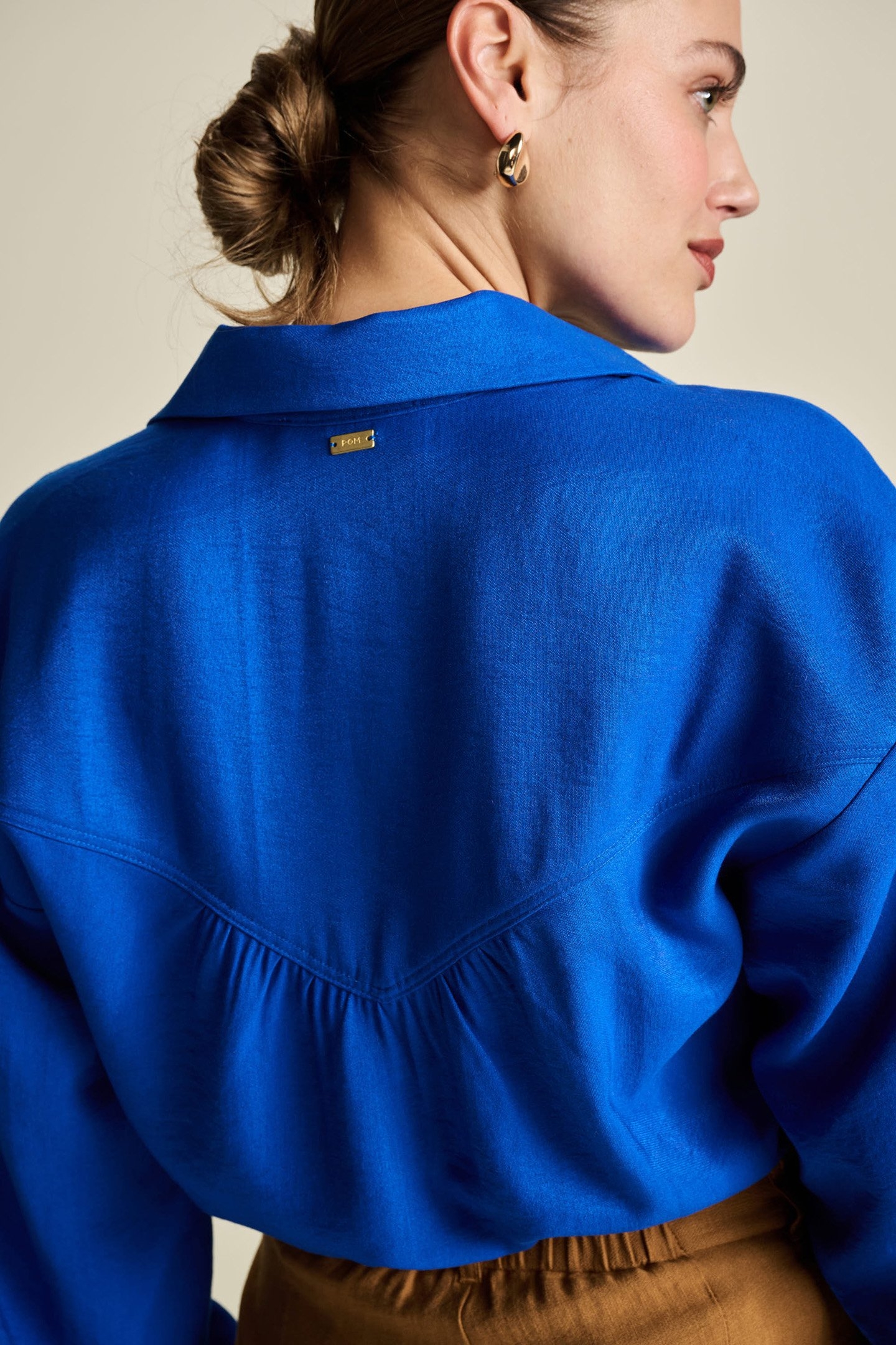 BLOUSE - VIOLET SHIMMER BLUE 6