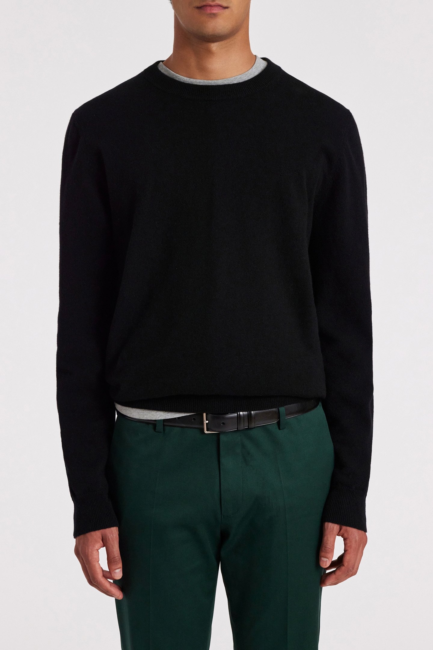 SWEATER CREW NECK BLACK 1