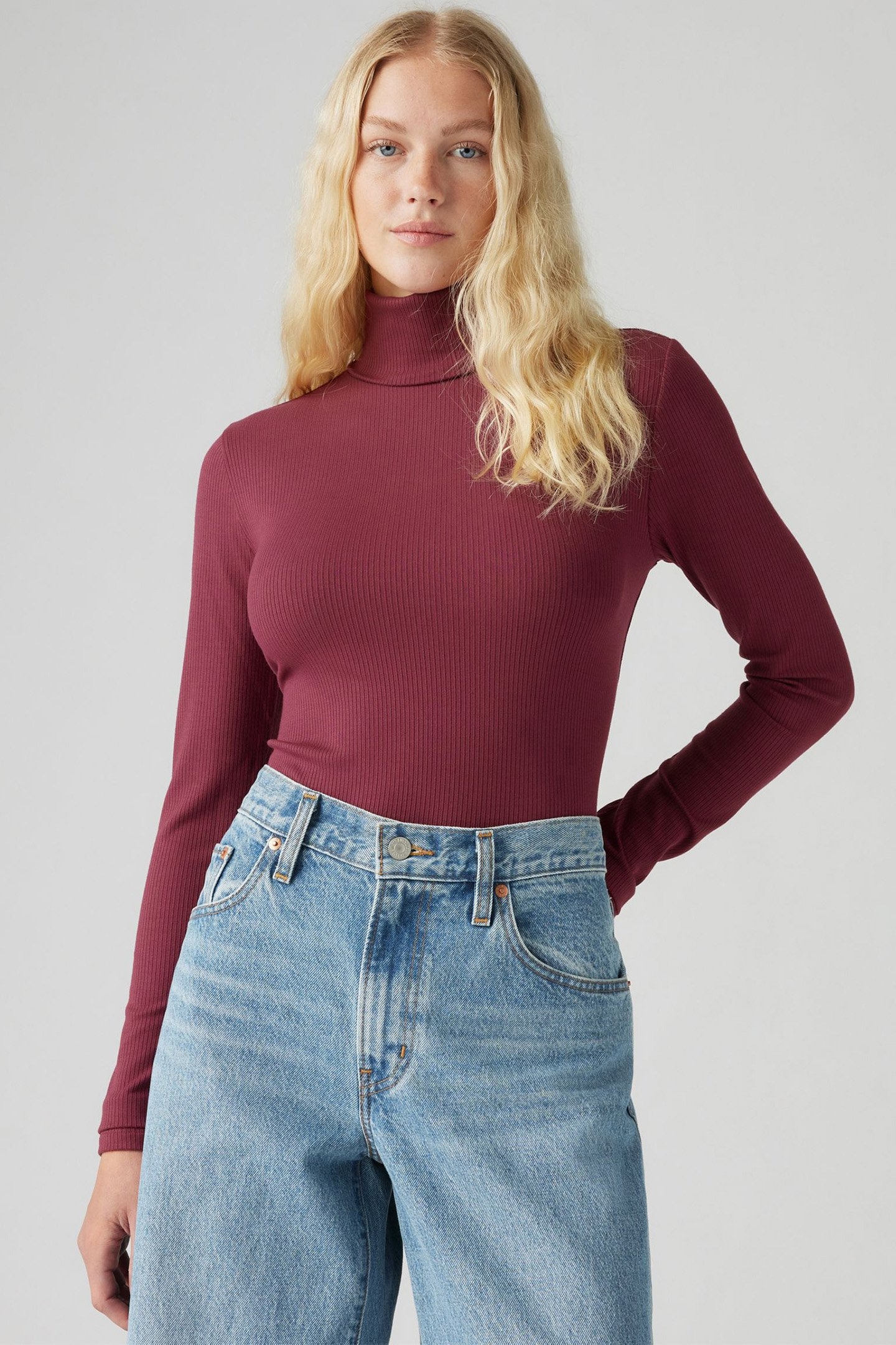 DREAMY TURTLENECK BURGUNDY 4