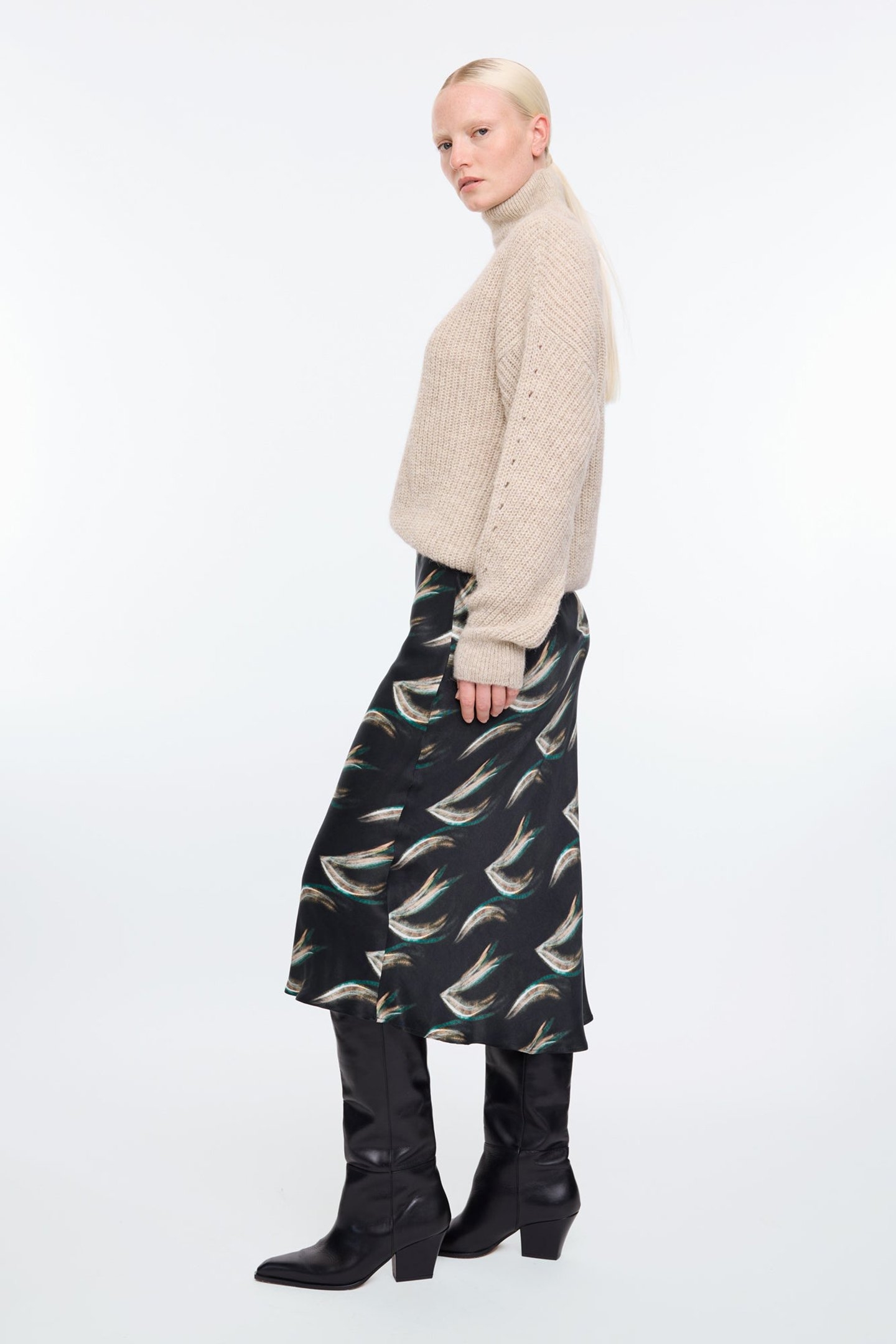 BIAS FADE SKIRT JETSET/FOREST/MARSHMALLOW 6