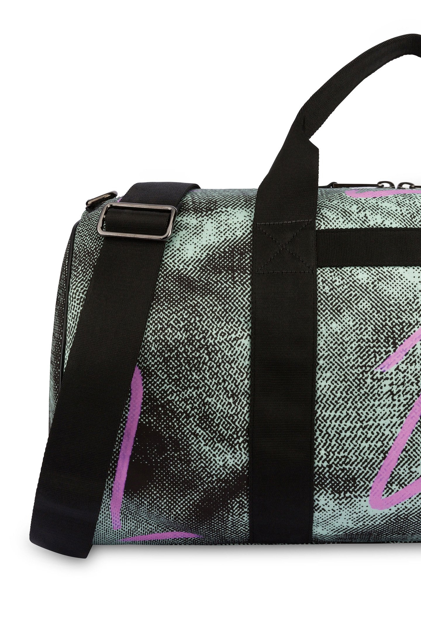 SHADOWS & SQUIGGLES LARGE TRAVEL BAG GREY 4