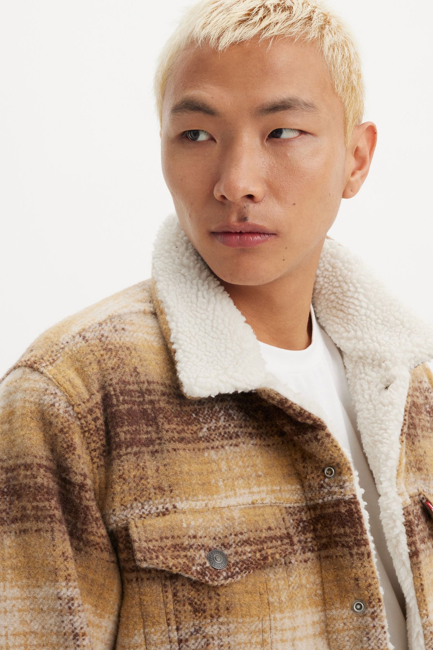 PLAID TYPE3 SHERPA TRUCK WESTIN PLAID CURRY 5