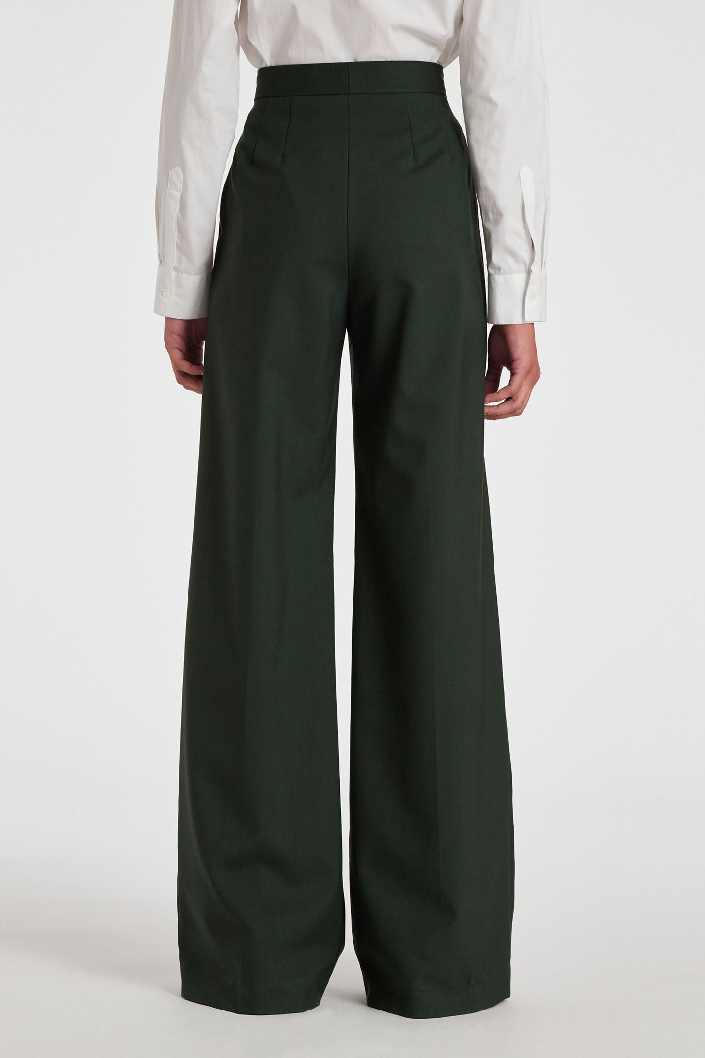 WOMENS TROUSER VERY DARK GREEN 2