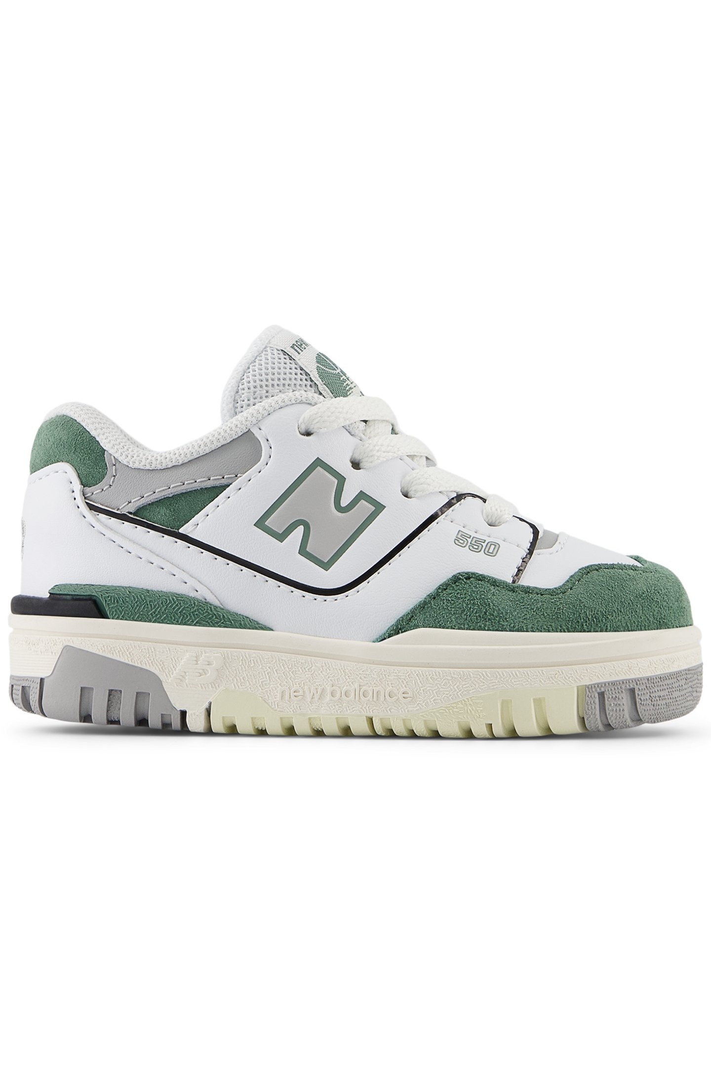 ISB550BY SNEAKERS IN WHITE & GREEN 1