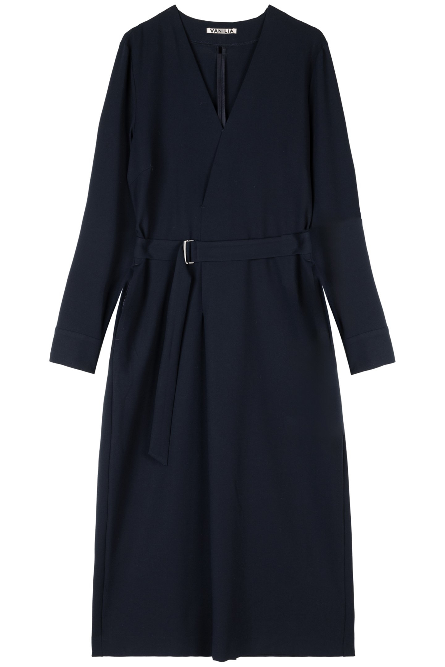 PLEAT BI-STRETCH DRESS SKY CAPTAIN 3