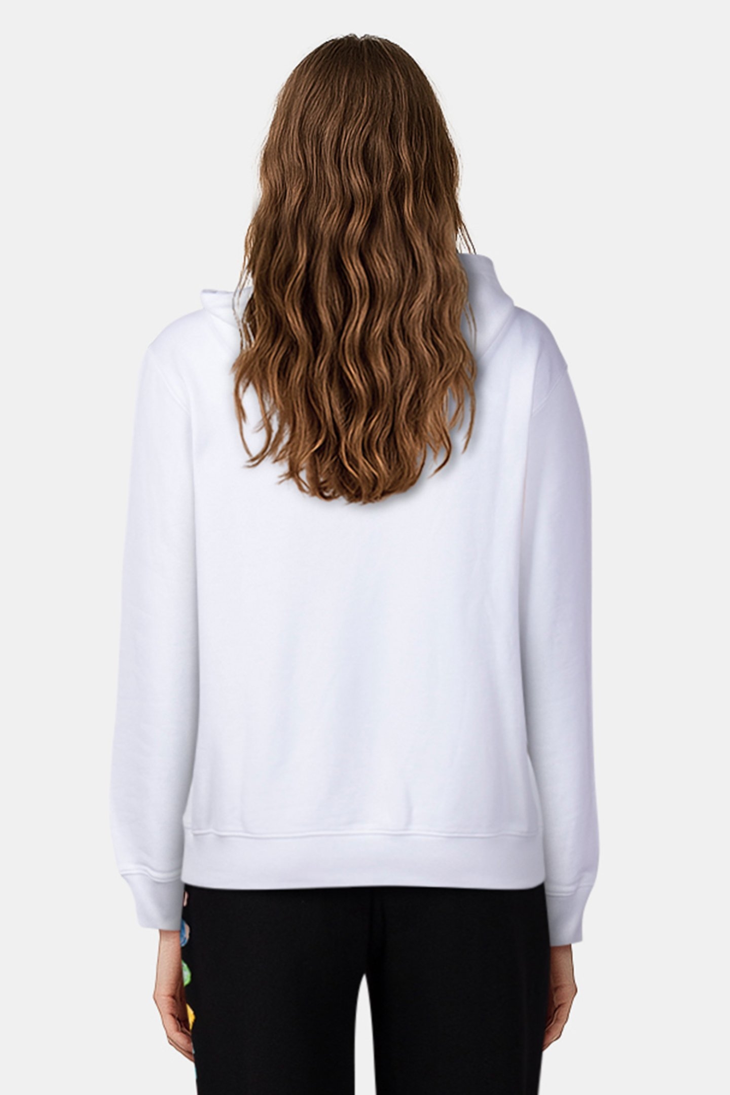 HAMBURGER HOODIE WHITE 2