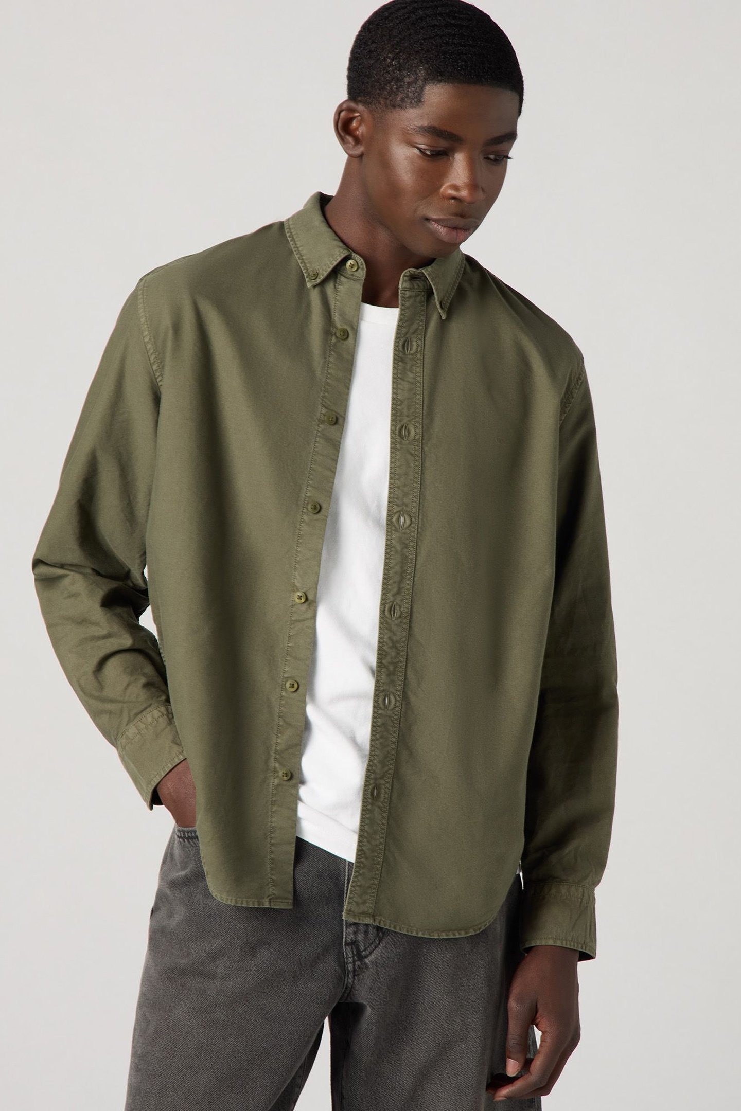 AUTHENTIC BUTTON DOWN CYCLE OLIVE GARMEN 4