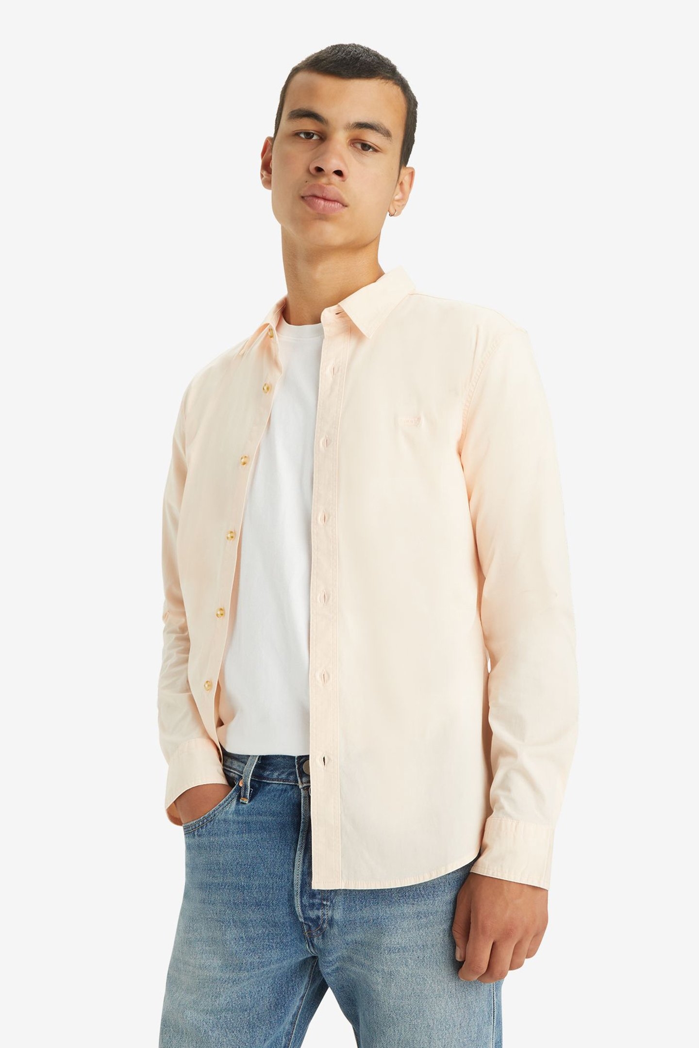 LS BATTERY HM SHIRT SLIM BARELY PINK 4