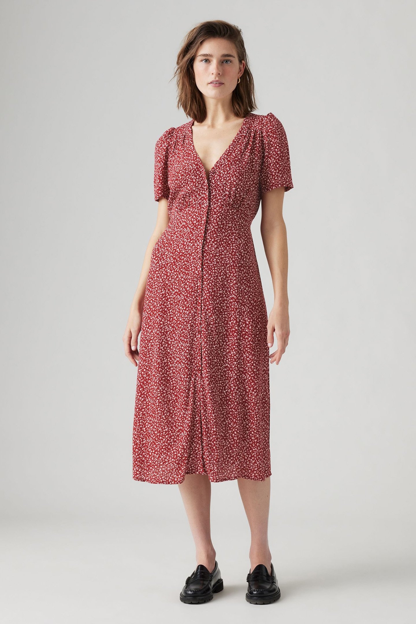 SARINA SS MIDI DRESS ALARCON FLORAL SUN 1