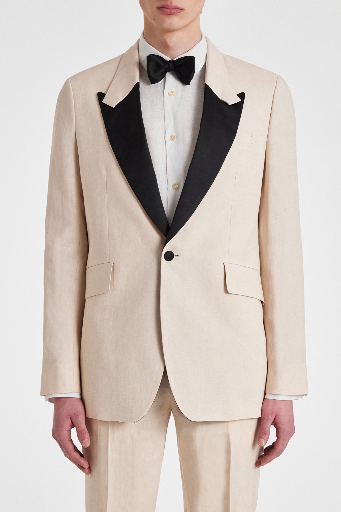 MENS 1 BUTTON JACKET MAYONNAISE 1