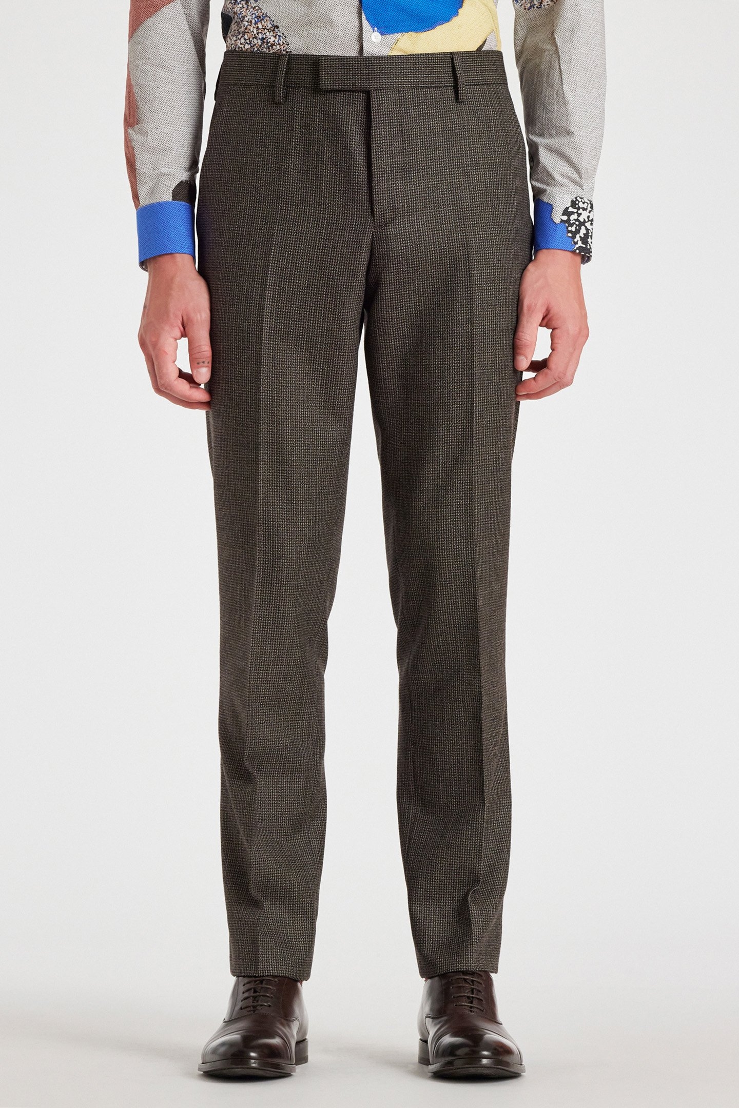 TROUSER BLACK MELANGE 1