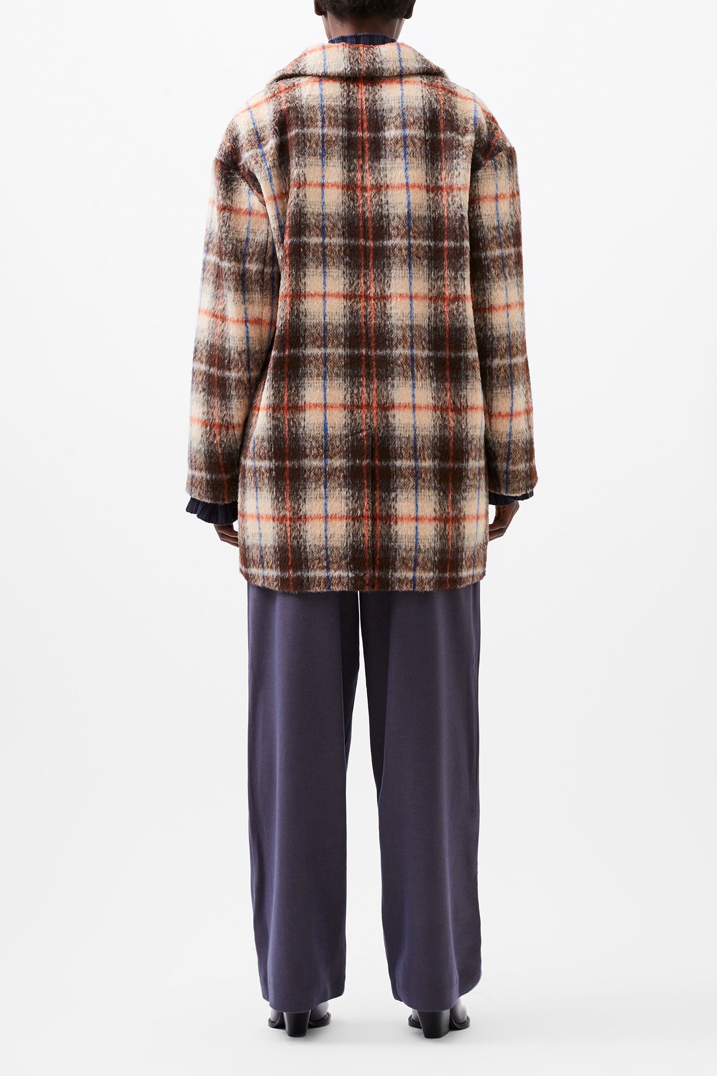 BLAKE CHECK COAT BLACK MULTI 2